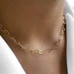 گردنبند قلب لینک