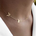 گردنبند دو پروانه