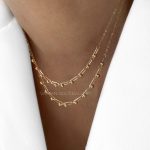 گردنبند گوی بیضی لوکس