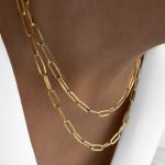 گردنبند بیضی سوپر لایت 11 میل