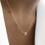 گردنبند گوی تراش میرو لوکس