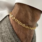 دستبند بیضی 5 میل تخت