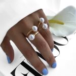 انگشتر دو مروارید