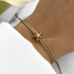 دستبند ستاره دریایی بند لمه