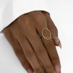 انگشتر بیضی