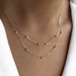 گردنبند میرو و گوی دو تکه لوکس