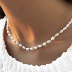 گردنبند مروارید پرورشی و گوی البرنادو