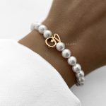 دستبند حب سه بعدی مروارید