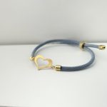 دستبند قلب بزرگ منحنی