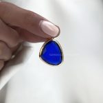 آویز شیشه ای لاجوردی