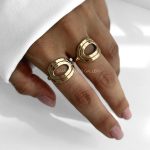 انگشتر دو دایره پروفیل