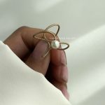 انگشترتو در تو طرحدارمروارید