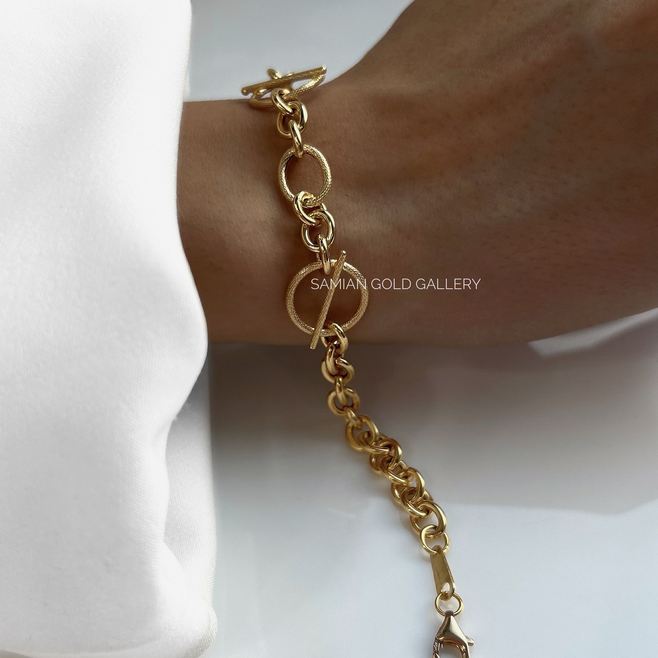 دستبند دو قفل تی