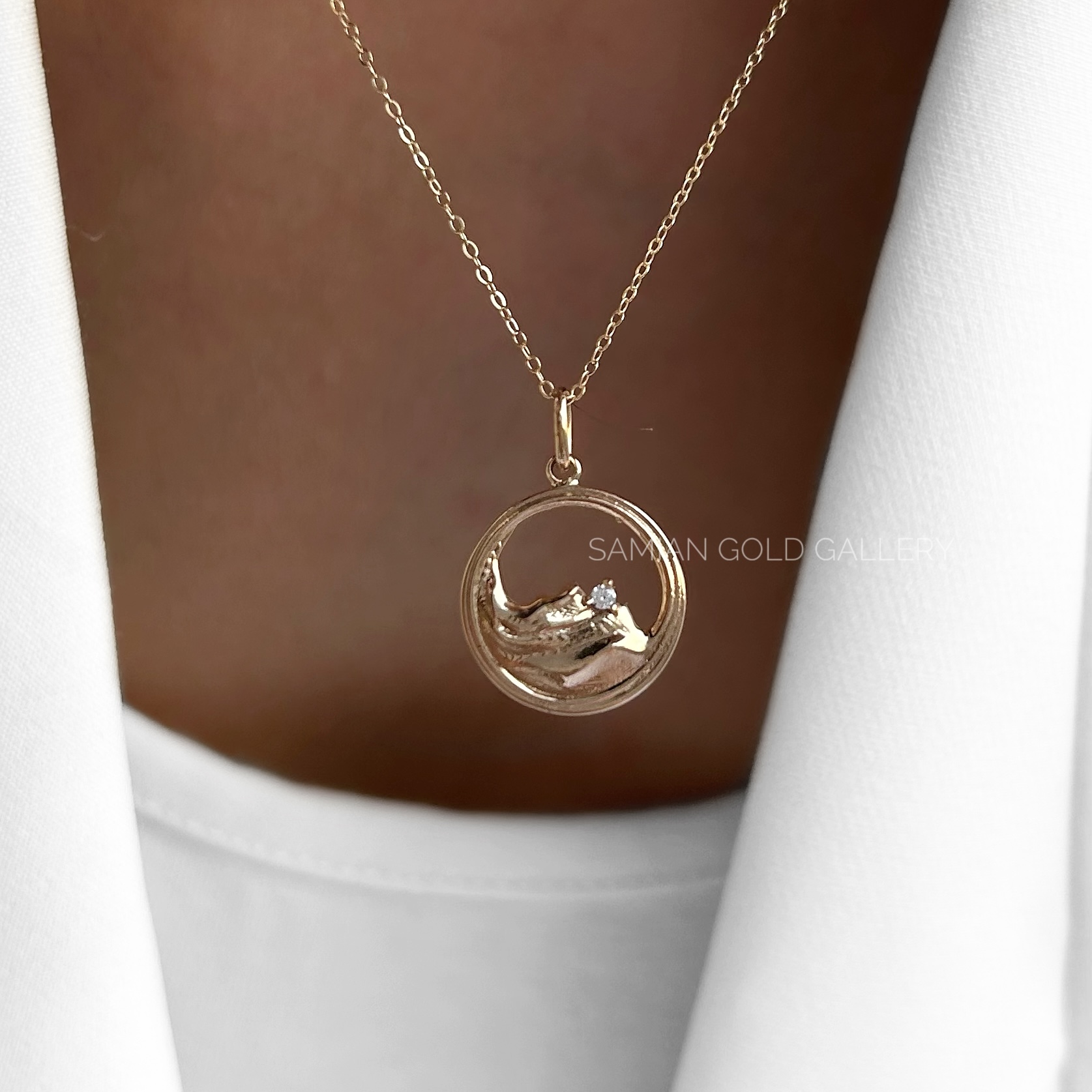 آویز دایره کوهستان