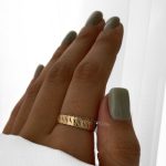 انگشتر مینیمال کروسان تخت