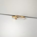 انگشتر مستطیل تو خالی ریز