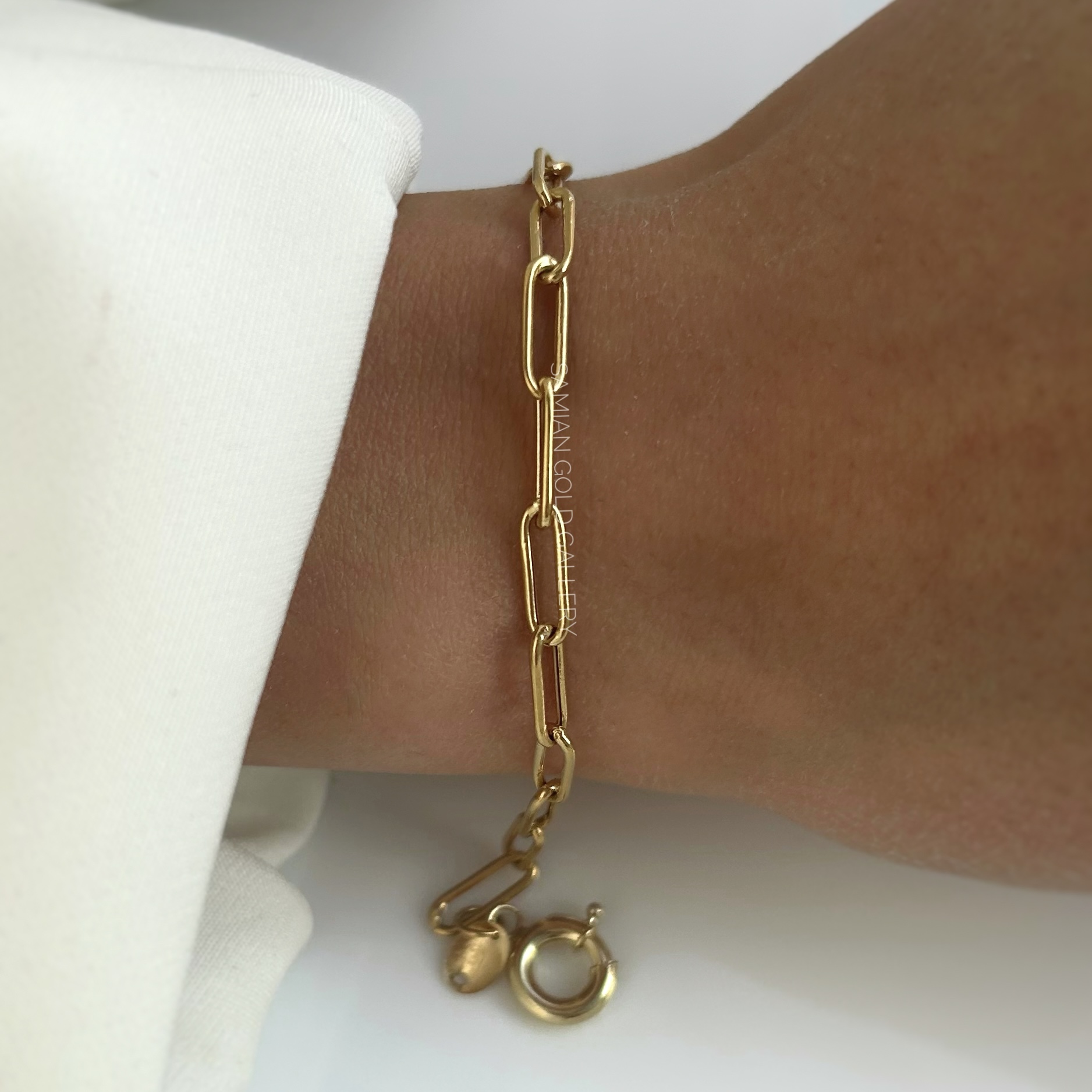 دستبند بیضی 8 میل کد 5