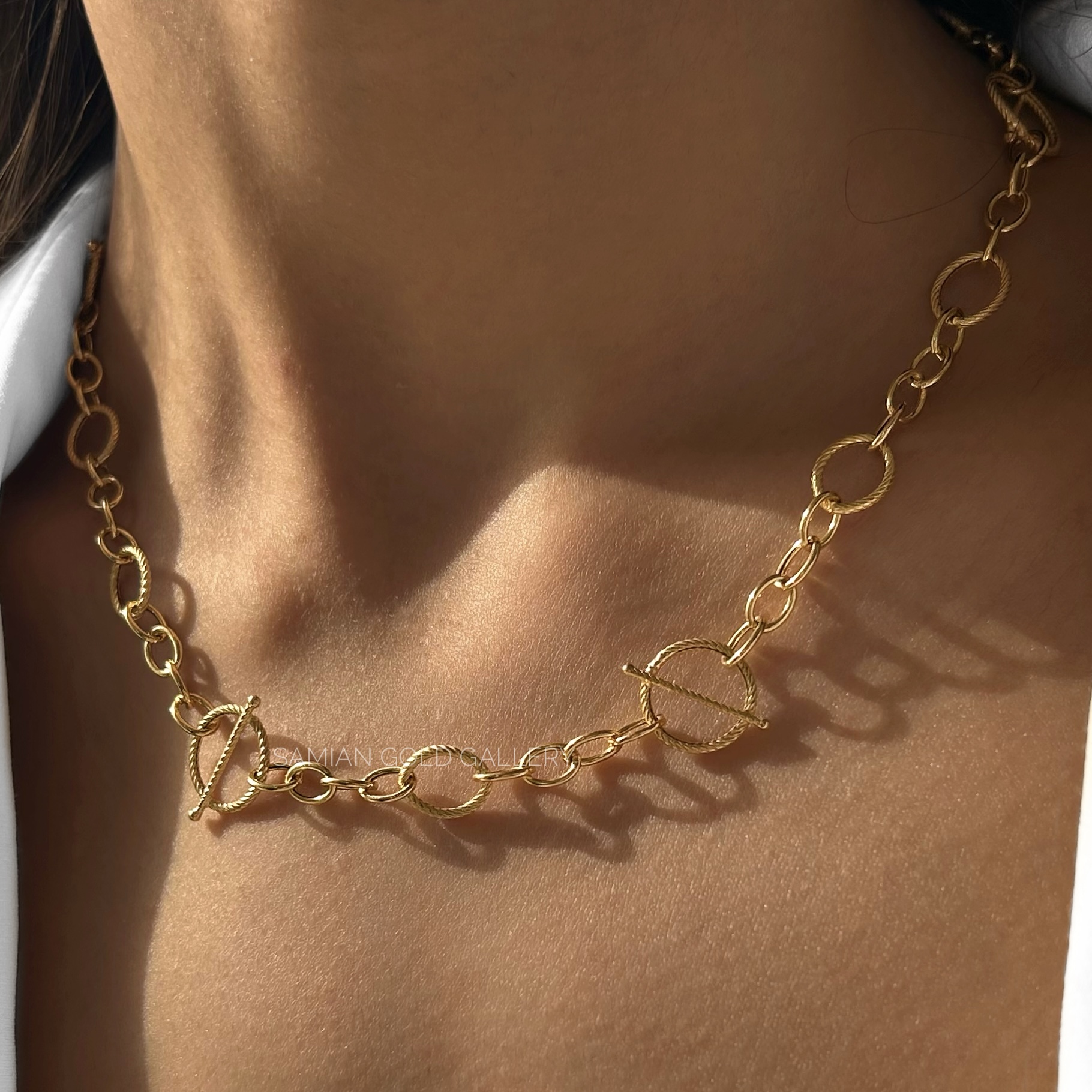 گردنبند قفل تی کد5