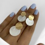 نیم ست صدف گرد