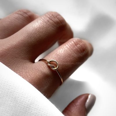 انگشتر گره مفتولی