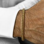 دستبند زنجیر ژاپنی درشت