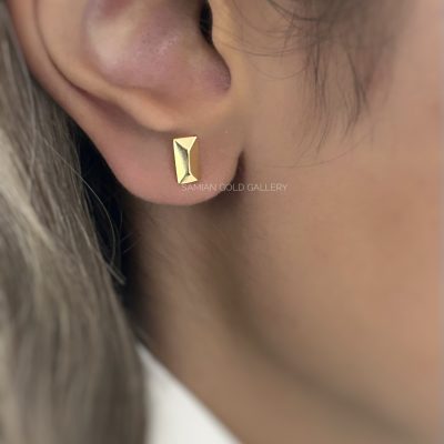 گوشواره مستطیل ریخته نیکا