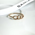 انگشتر زنجیر 3 حلقه