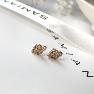 گوشواره لونا 4 نگین