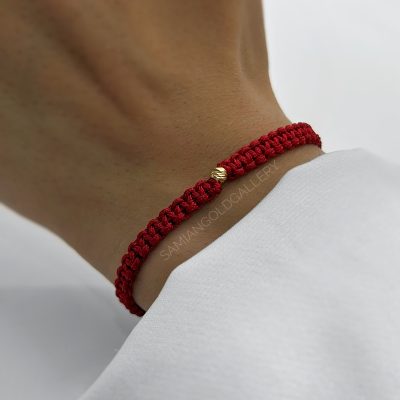 دستبند رد استرینگ red string بافت