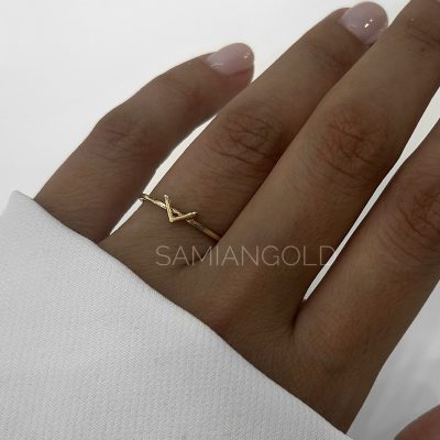انگشتر وی مینیمال