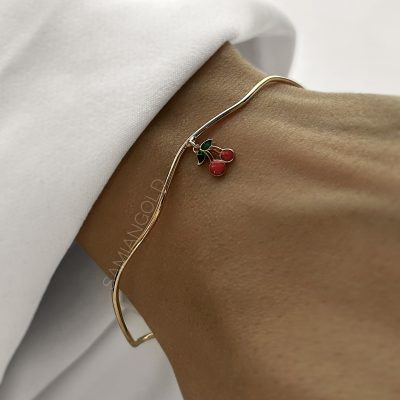 بنگل موج و آویز گیلاس