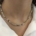 گردنبند گوی البرنادو سنگ جاسپر