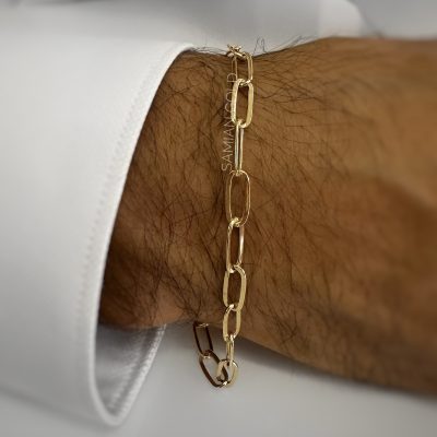 دستبند سیلوی 11 میل شامپاینی