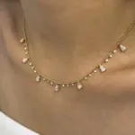گردنبند بالچین زردسنگ اشک اکلا