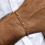 دستبند فیگارو 2.5میل کد05